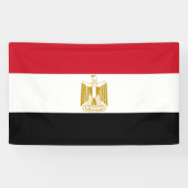 Vlag van Egypte Spandoek (Horizontaal)