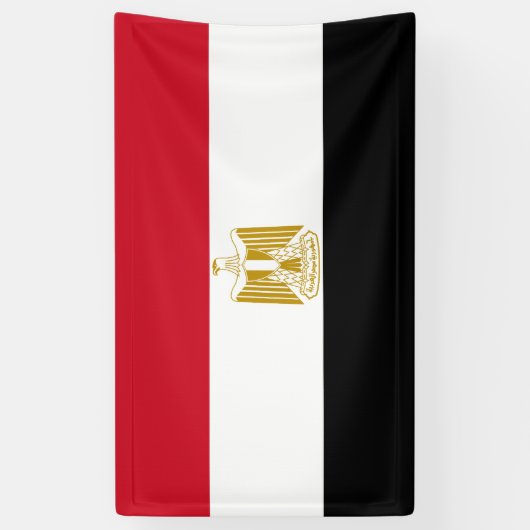 Vlag van Egypte Spandoek (Verticaal)