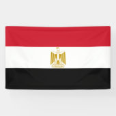 Vlag van Egypte Spandoek (Horizontaal)