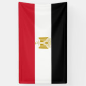 Vlag van Egypte Spandoek (Verticaal)