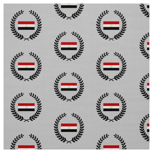 Vlag van Egypte Stof (Swatch)
