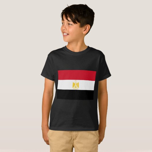 Vlag van Egypte T-shirt (Voorkant volledig)