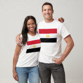 Vlag van Egypte T-shirt (Unisex)