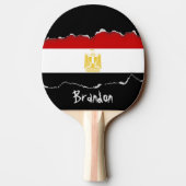 Vlag van Egypte Tafeltennisbatje (Achterkant)