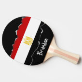 Vlag van Egypte Tafeltennisbatje (Zijkant)