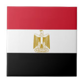 Vlag van Egypte Tegeltje (Voorkant)