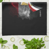 Vlag van Egypte Theedoek (Gevouwen)