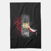 Vlag van Egypte Theedoek (Verticaal)