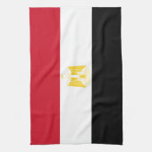 Vlag van Egypte Theedoek (Verticaal)