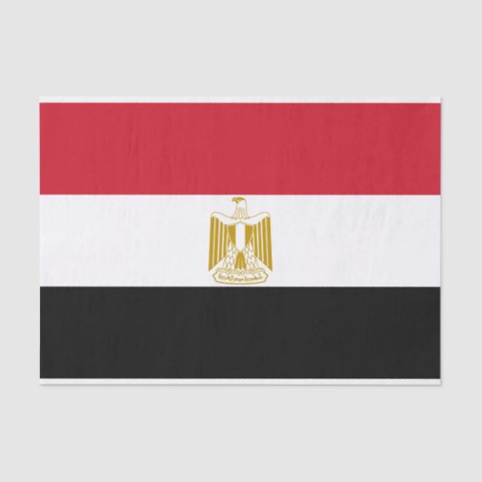 Vlag van Egypte Tissuepapier (Voorkant)