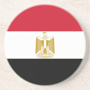 Vlag van Egypte Zandsteen Onderzetter