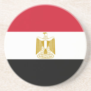 Vlag van Egypte Zandsteen Onderzetter