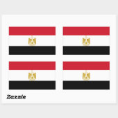 Vlag van Egyptische decal Sticker (Vel)