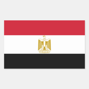 Vlag van Egyptische decal Sticker
