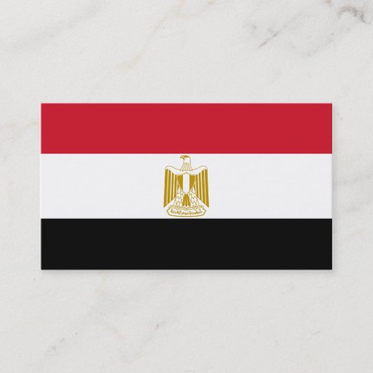 Vlag van Egyptische Visitekaartjes (Voorkant)
