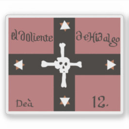 Vlag van El Doliente de Hidalgo (1811-1812), Mexic Sticker