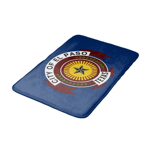 Vlag van El Paso, Texas Bathroom Mat (Gekanteld)