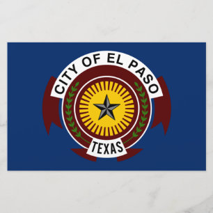 Vlag van El Paso (Texas) Briefpapier