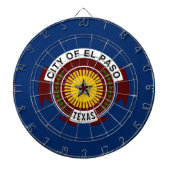 Vlag van El Paso (Texas) Dartbord (Voorkant)