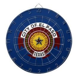 Vlag van El Paso (Texas) Dartbord