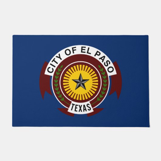 Vlag van El Paso (Texas) Deurmat (Voorkant)