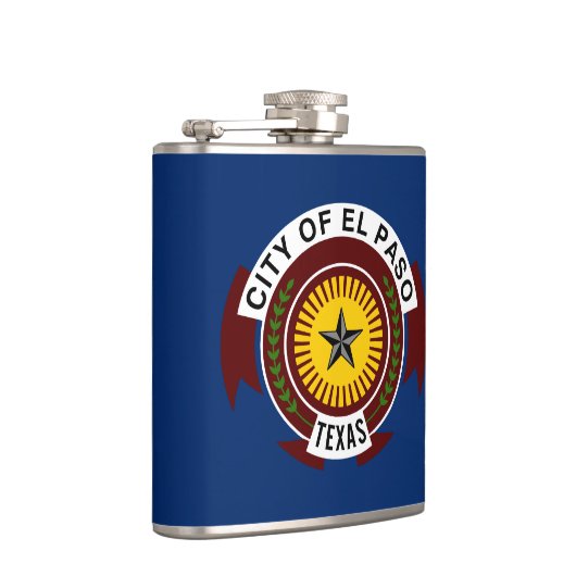 Vlag van El Paso, Texas Flask Heupfles (Rechts)