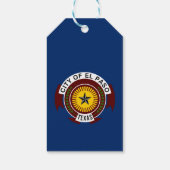 Vlag van El Paso, Texas Gift Labels Cadeaulabel (Achterkant)