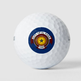 Vlag van El Paso (Texas) Golfballen