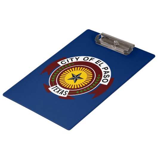 Vlag van El Paso (Texas) Klembord (Gekanteld)