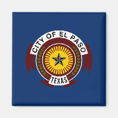 Vlag van El Paso (Texas) Magneet (Voorkant)