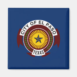 Vlag van El Paso (Texas) Magneet