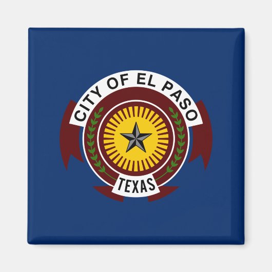 Vlag van El Paso (Texas) Magneet (Voorkant)