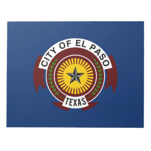 Vlag van El Paso (Texas) Notitieblok