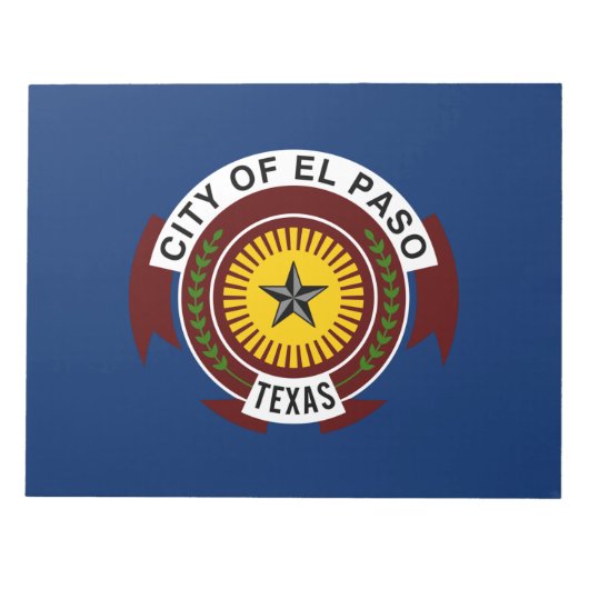 Vlag van El Paso (Texas) Notitieblok (Voorkant)