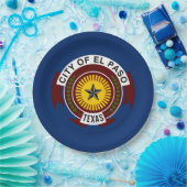 Vlag van El Paso (Texas) Papieren Bordje (Feest)