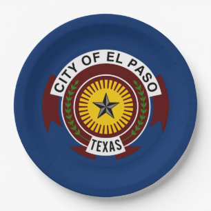 Vlag van El Paso (Texas) Papieren Bordje
