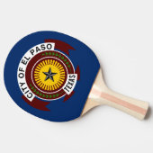 Vlag van El Paso, Texas Ping Pong Paddle Tafeltennisbatje (Zijkant)