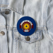 Vlag van El Paso (Texas) Ronde Button 7,6 Cm (In situ)