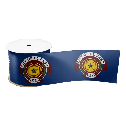 Vlag van El Paso (Texas) Satijnen Lint (Spoel)