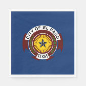 Vlag van El Paso (Texas) Servet (Voorkant)
