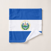 Vlag van El Salvador Bad Handdoek (Wasdoekje)