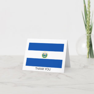 Vlag van El Salvador Bedankkaart
