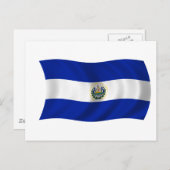 Vlag van El Salvador Briefkaart (Voorkant / Achterkant)