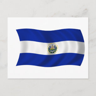 Vlag van El Salvador Briefkaart