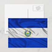 Vlag van El Salvador Briefkaart (Voorkant / Achterkant)