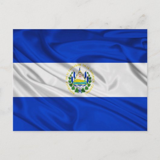 Vlag van El Salvador Briefkaart (Voorkant)