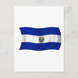 Vlag van El Salvador Briefkaart