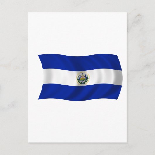 Vlag van El Salvador Briefkaart (Voorkant)