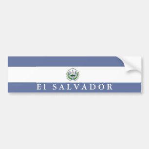 Vlag van El Salvador-Bumpersticker Bumpersticker