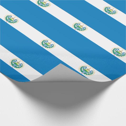 Vlag van El Salvador Cadeaupapier (Hoek)